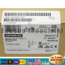 New Siemens 6ES7135-6GB00-0BA1 6ES7 135-6GB00-0BA1 ET 200SP Analog output module