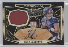 2018 Obsidian Rookie Jersey Electric Etch Orange 12/50 Kyle Lauletta Auto s3g