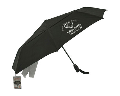 ShedRain Vortex Windproof Umbrella Black 75 MPH Proof Auto Open & Close New