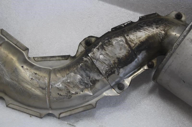 1998 1999 2000 LEXUS SC400 EXHAUST DOWN PIPE WITH RESONATOR - Image 4 of 4