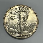 1939-S Walking Liberty Half Dollar AU Details -Cleaned