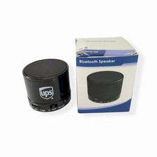 UPS Postal Service Speaker Black Metal Bluetooth Portable Mini