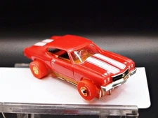 Aurora MM Ink T-Jet Chevelle Red/Wht NOS Body and Chassis
