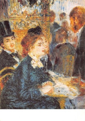 Rijksmuseum Kroeller Mueller Little Cafe Art Auguste Renoir postcard B710