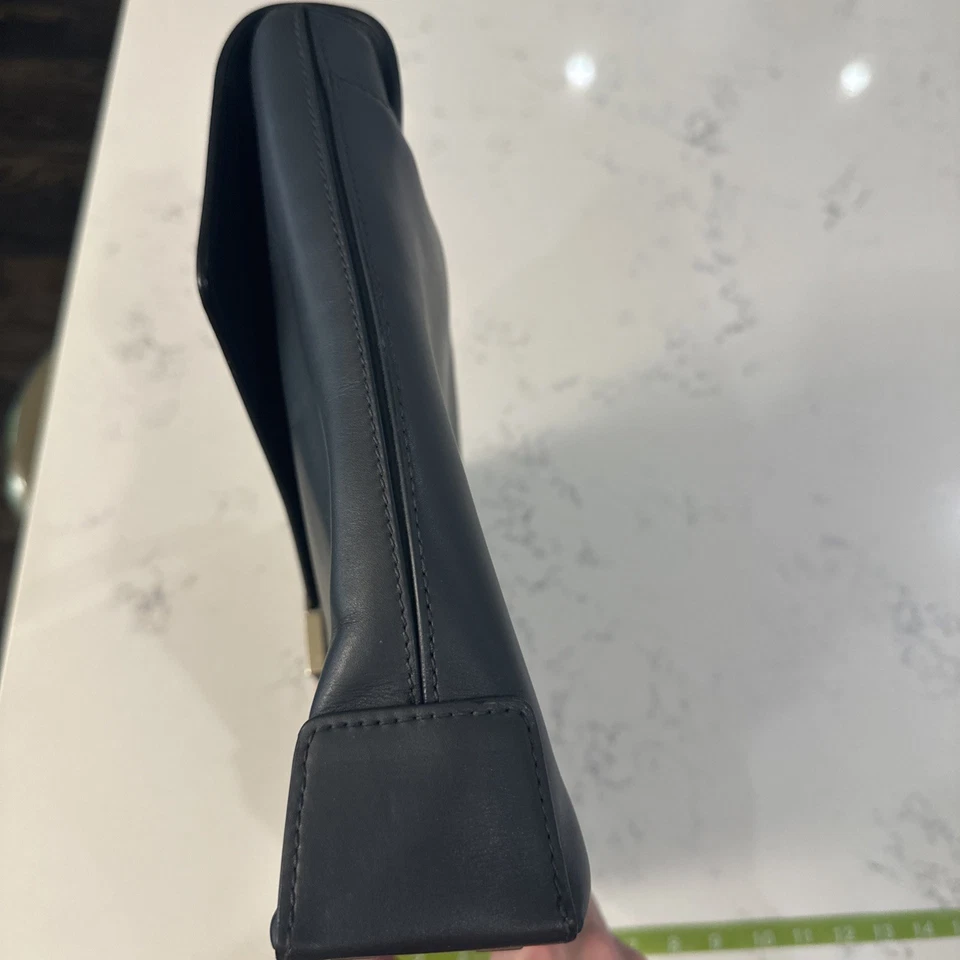 Pasta de couro verde Brioni - Imagem 4 de 4