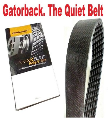 Serpentine Poly-V Quiet Belt Gatorback CONTINENTAL ELITE 4060690, 6PK1755
