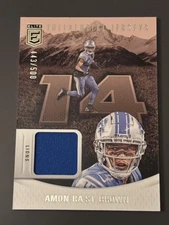 2024 Elite #IJS-ASB Amon-Ra St. Brown Influential Jerseys MEM Patch Lions #/500