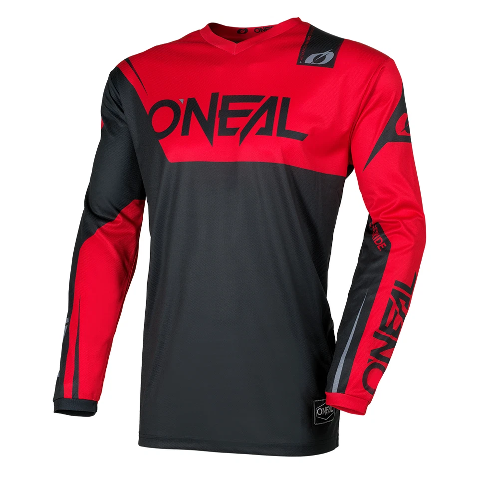 ROPA DE CARRERA COMPLETA CROSS ENDURO O'NEAL ELEMENT ONEAL NEGRA ROJA - Imagen 4 de 4