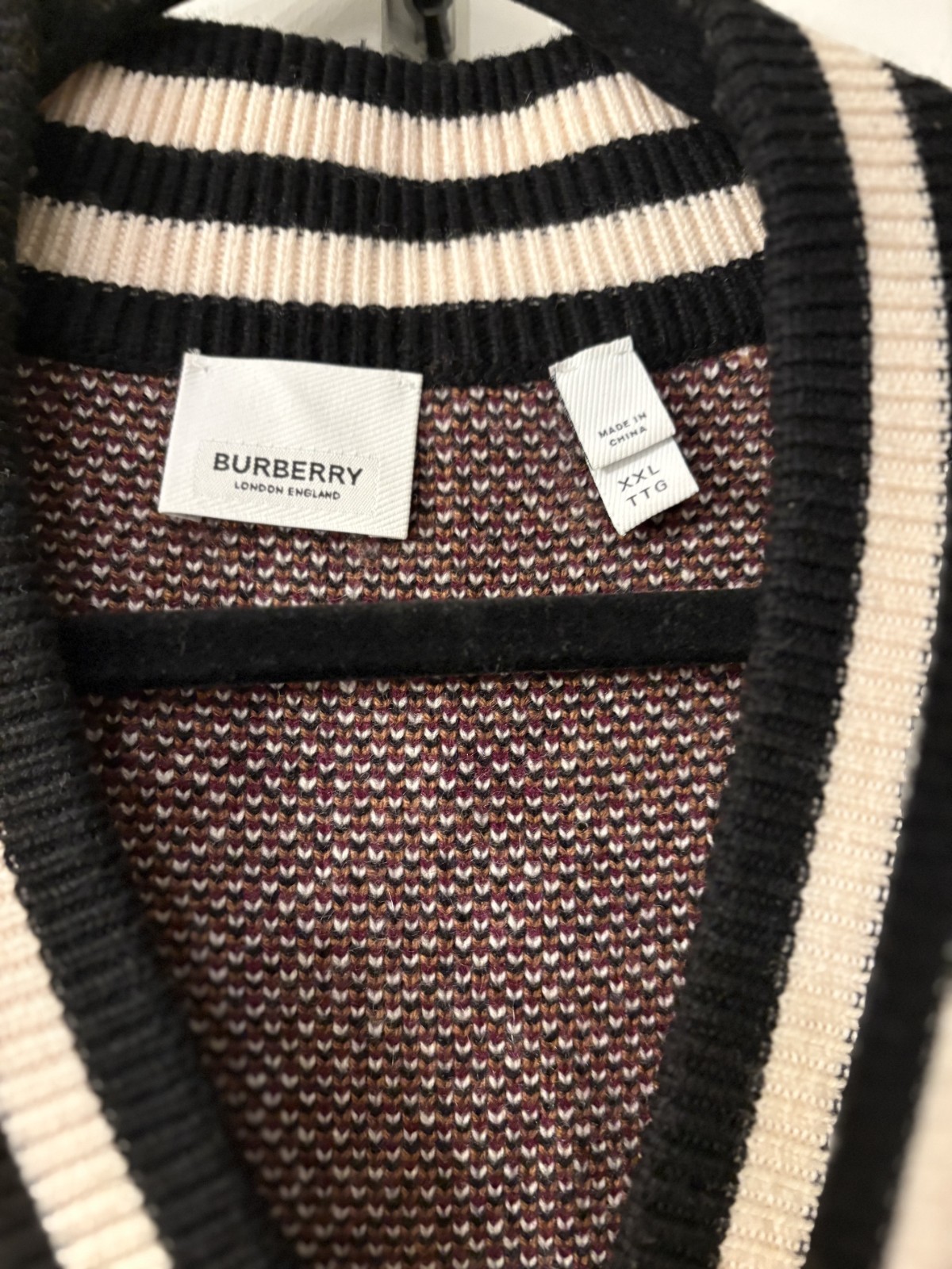 Burberry Classic Pattern Sweater - image 3