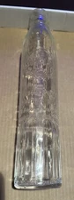 1930's SHELL-PENN MOTOR OIL GLASS QUART BOTTLE 14 1/2” New Old Stock Bottles.