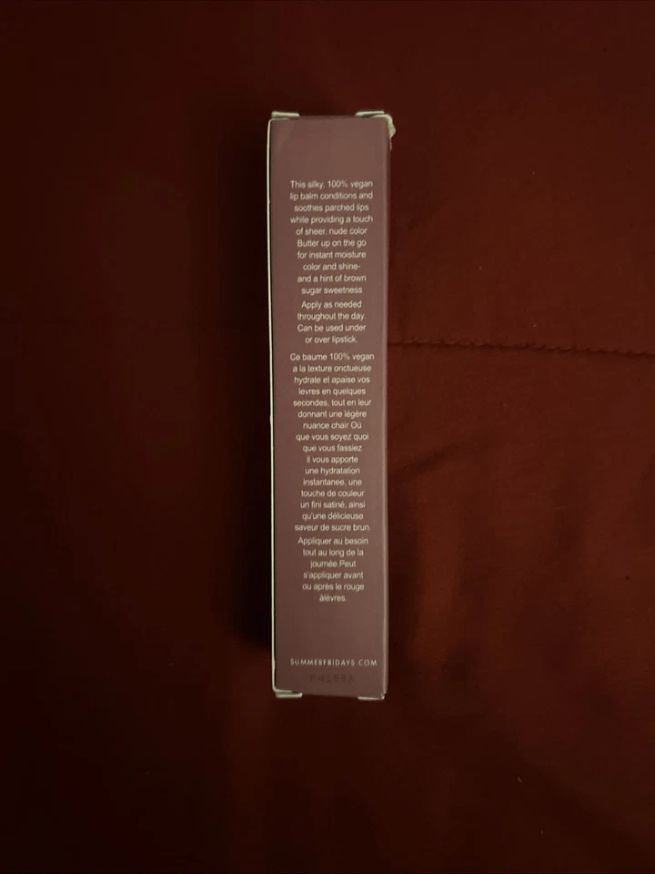 Bálsamo de mantequilla labial tintado Summer Fridays 0,5 oz/15 g, azúcar morena Foto 3 de 4