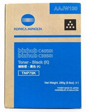 Genuine Konica Minolta TNP79K AAJW130 Black Toner Bizhub C4050i C3350i NOS