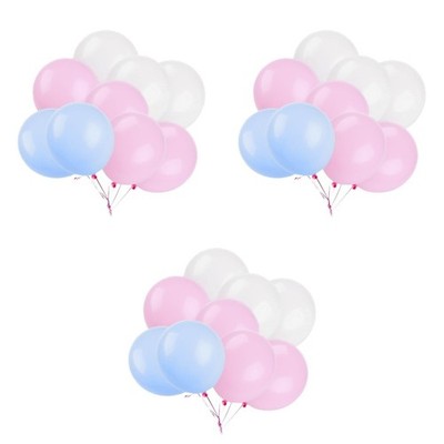 3 Pieces Hochzeitsluftballons Abschluss-latexballon Geburtstagsdekoration