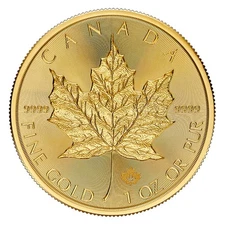 2026 $50 Gold Canadian Maple Leaf .9999 1 oz Brilliant Uncirculated