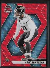 2025 Panini Mosaic #66 Arik Armstead Mosaic Red Wave #/27