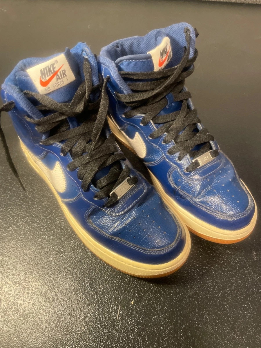 Nike Air Force Ones High Top Sneakers- Men\'s Size 10 Coastal Blue 315121-410 NIKE AIR FORCE 1 High  main image 3