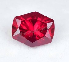 Natural Red Ruby 11.40 Ct Master Fancy Cut Certified Mozambique Loose Gemstone