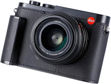 Camera Half Case for Leica Q3, Vintage Metal Genuine Leather Camera Protective C