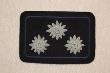 Bahnpolizei: Dienstgradabzeichen Direktor handgestickt 1969 Repro