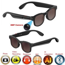 Smart Glasses with AI and Camera Hands-free recording and translate
