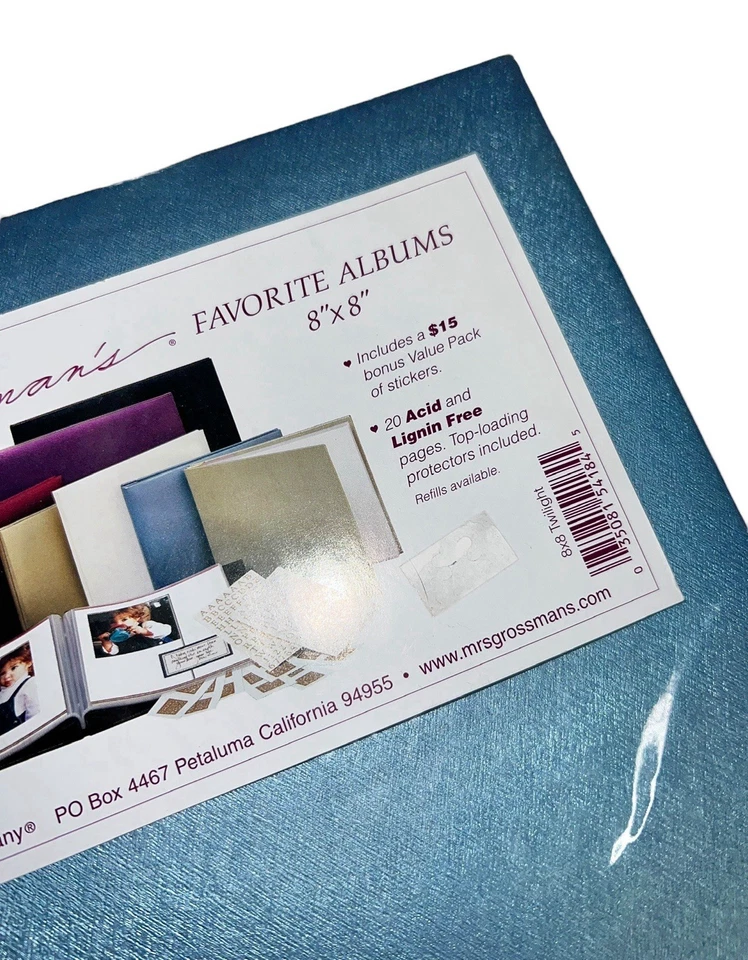Mrs. Grossman’s Twilight 8x8 Photo Sticker Album Scrapbook Memory Book HTF Color - Image 3 of 4
