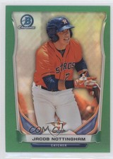 2014 Bowman Chrome Prospects Green Refractor 7/75 Jacob Nottingham #BCP31 i6j