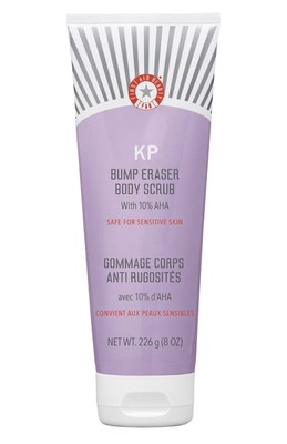 First Aid Beauty KP Bump Eraser Body Scrub W/ 10% AHA Sensitive Skin 8 oz