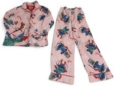 Disney Lilo and Stitch Christmas pajamas Stitch characters Size: XS 4/5