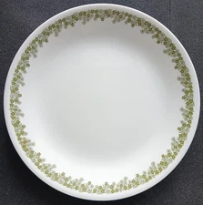 Vintage Green Corningware by Corelle – Sets of 4 Dinner Plates, Cups & Saucers