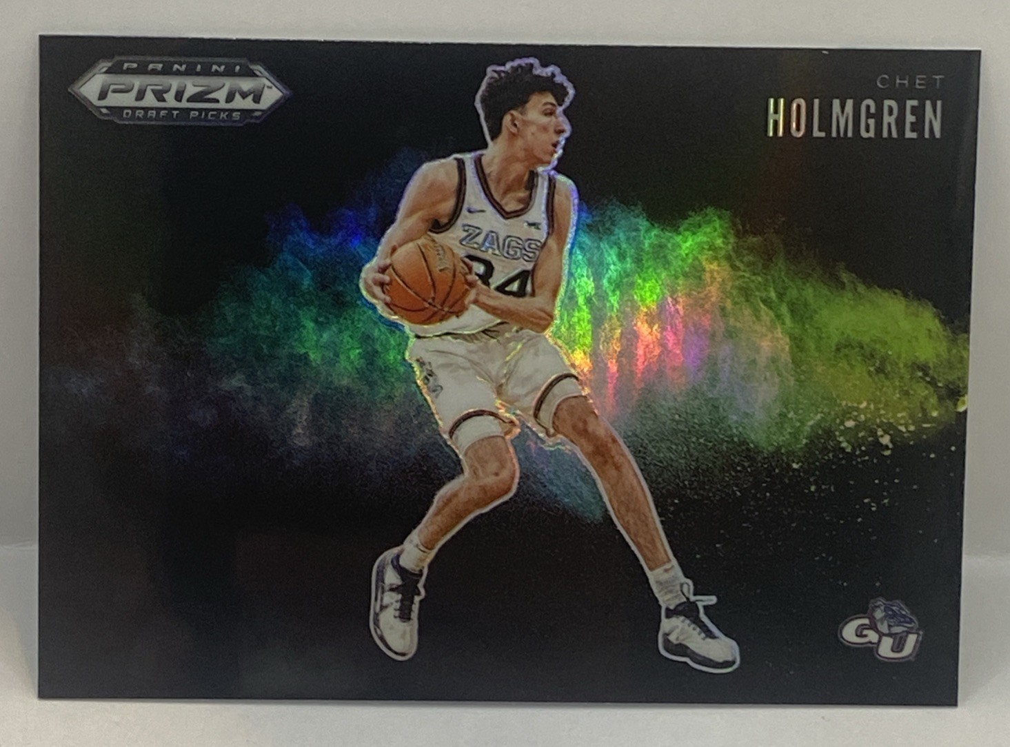 Chet Holmgren 2022-23 Prizm Draft Picks Black Color Blast Case Hit Gonzaga SSP