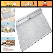 Commercial Grade Aluminum Biscuit Sheet Pan 10" x 14" - Durable Bakeware for Bak