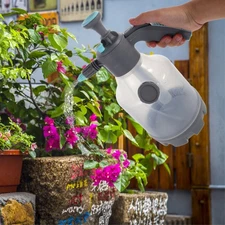  Plastic Watering Can High Pressure Spray Bottle Air Sprayer Manual Garden