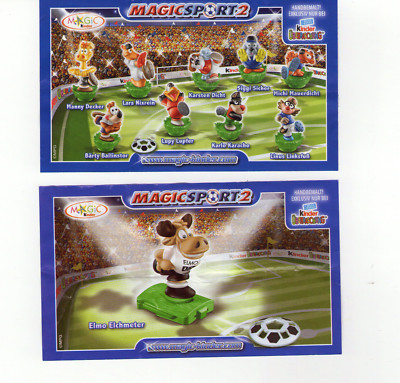 Ferrero Komplettsatz MAGIC SPORT 2 + ELMO ELCHMETER + alle BPZ