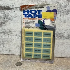 VTG 90's Distlefink Designs, Inc Hot Tape Heat Resistant Tape 75 Tape Tabs New