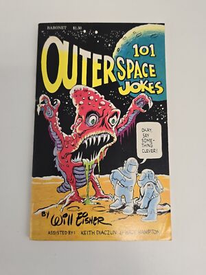 Will Eisner: 101 Outer Space Jokes Paperback 1979 Vintage Joke Book