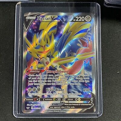 195/202 Zacian V, Rare Ultra Card