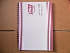 BSA BANTAM D7 SUPER AND DELUXE PARTS BOOK FOR 1964 TO 1966 MODELS