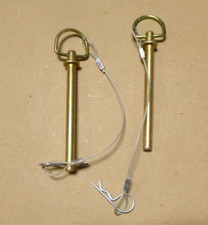 2x Usgi Tractor Trailer 38 X 4 Hitch Tow Pin W Cotter Hairpin Lock