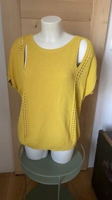 Haut Zapa Maille Jaune Été Ample M - Photo 1/4