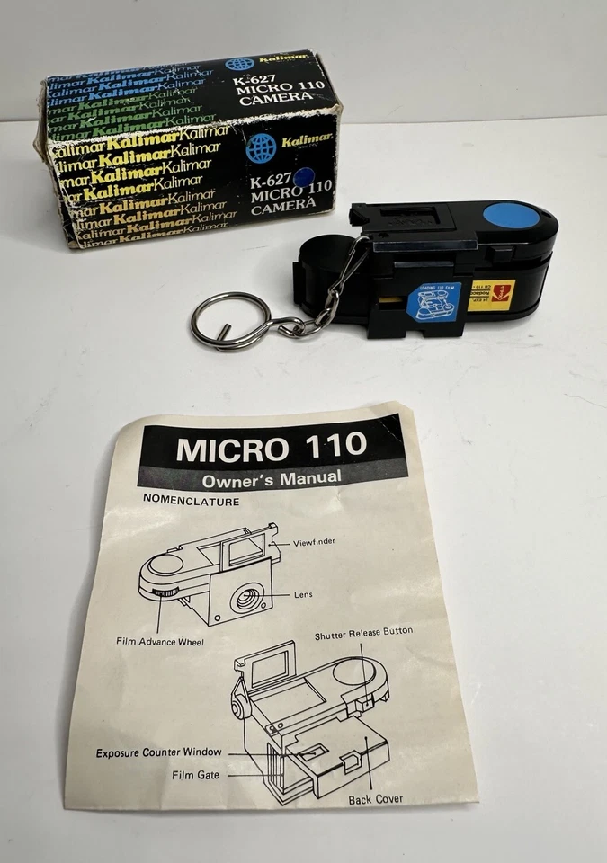 CÁMARA LLAVERO MICRO 110 VINTAGE con caja original e instrucciones 1970 Foto 4 de 4