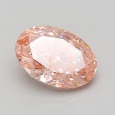 Lab Grown 5.04 Ct Fancy Vivid Pink Color VS2 OVAL Cut IGI Certified CVD Diamond