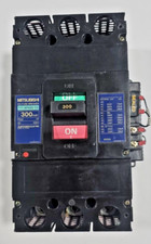 MITSUBISHI NF400-CS CIRCUIT BREAKER 300A 3P 600V 25KA UNDER VOLTAGE 100-120VAC