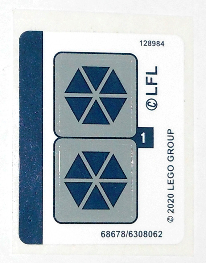 Lego 75283 Armored Assault Tank AAT (2020) - STICKER SHEET - Star