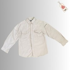 Route 66 Men  s Medium Washed Denim Blue Shirt Long Sleeves