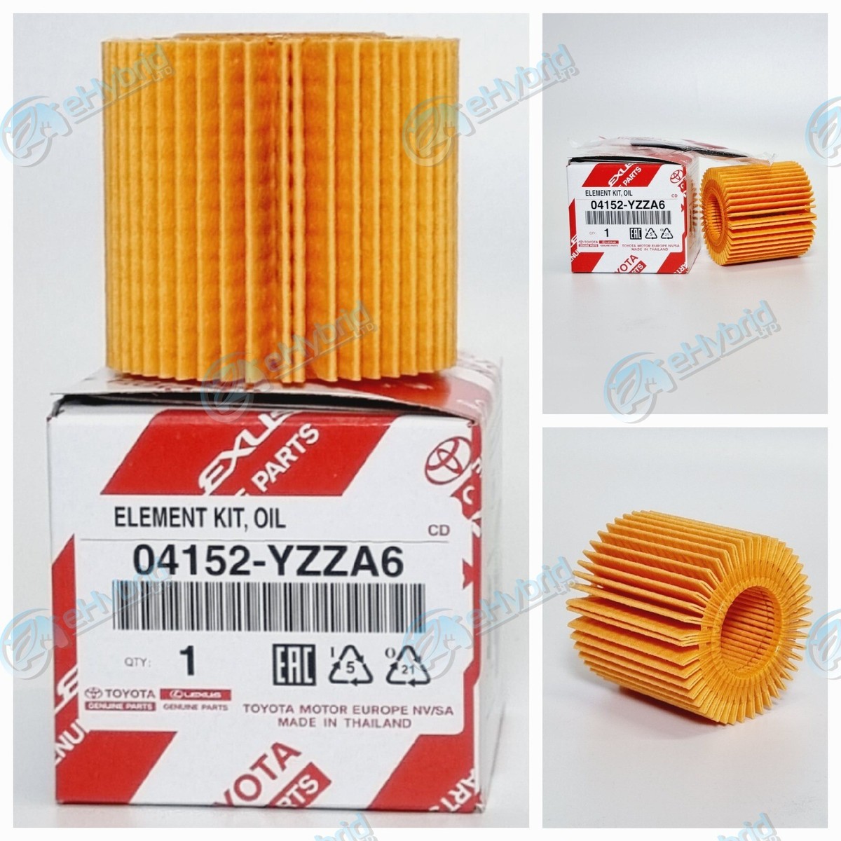 GENUINE TOYOTA LEXUS OIL FILTER FOR PETROL HYBRID ENGINE 04152
