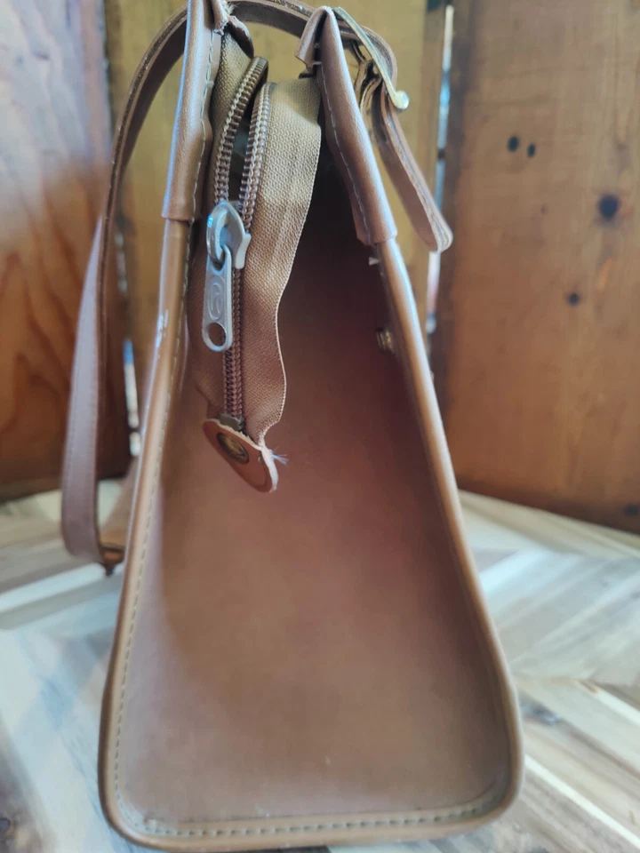 Bolso de fin de semana forrado de plástico Hartmann de colección vinilo/cuero Foto 2 de 4