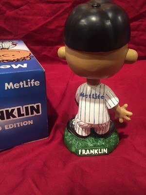 New York Yankees Franklin Peanuts Metlife Bobblehead Doll SGA 2016