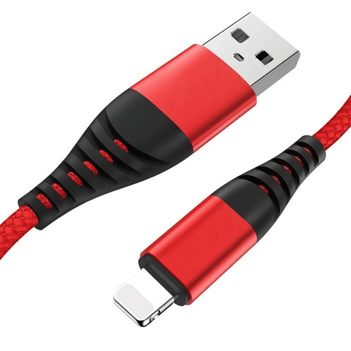 Neuf 1m Luxe Nylon USB Rapide Charge 3.0 3A Données Câble pour IPHONE #910