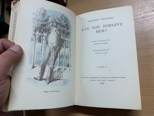 1948 ANTHONY TROLLOPE "CAN YOU FORGIVE HER?" VOLUMES 1 & 2 BOOKS (P8) - Imagen 16 de 23