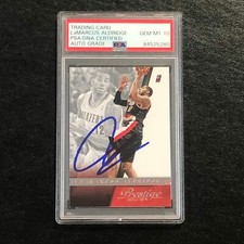 LaMarcus Aldridge Cards and Autograph Memorabilia Guide 72